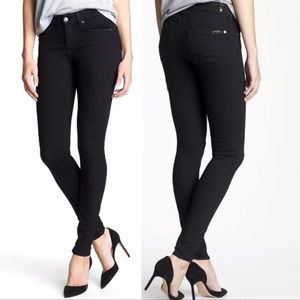 7 For All Mankind “The Skinny” black jeans